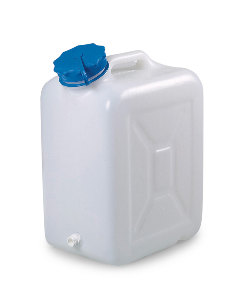 Wide-neck canister, 30 litres capacity, with thread spout - 1