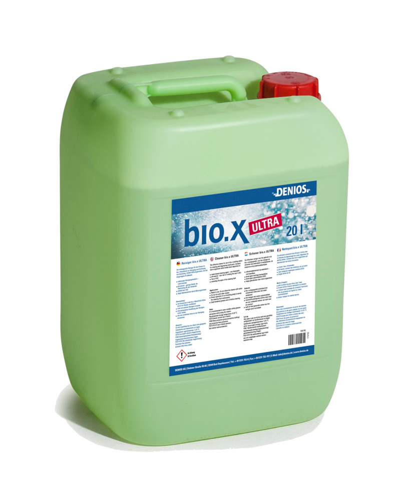 bio.x Ultra tisztító folyadék 20 l, VOC-mentes, erőteljes szennyeződésekhez,  pl. olaj- és zsírokhoz - 1