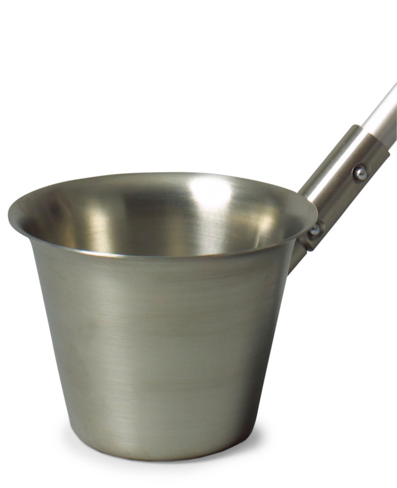Stainless steel beaker V2A, 1000 ml, for telescopic rod, for sampling liquids - 1