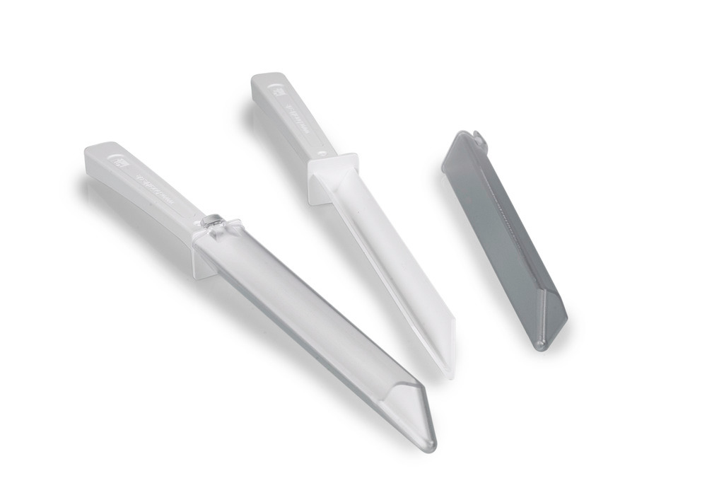 Espátula muestreo SteriPlast blanca sin casquillo, penetración 150mm, envases individuales, 10 uds. - 1