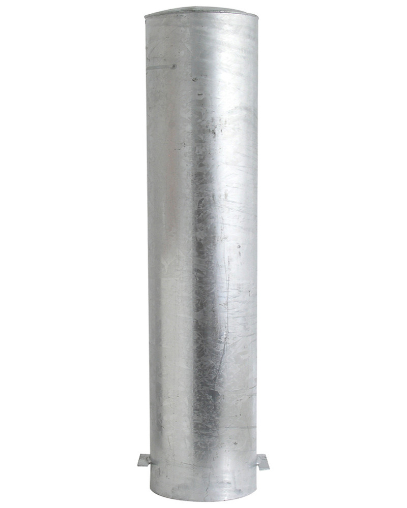 Slagboompaal staal, thermisch verzinkt, dm 273 H 2000 mm, voor plaatsing in beton - 1