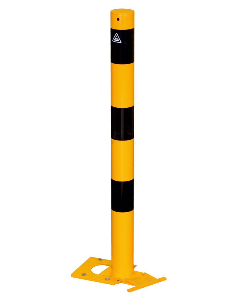Removable barrier post galv. dm 89 mm, height 1000 mm - 1