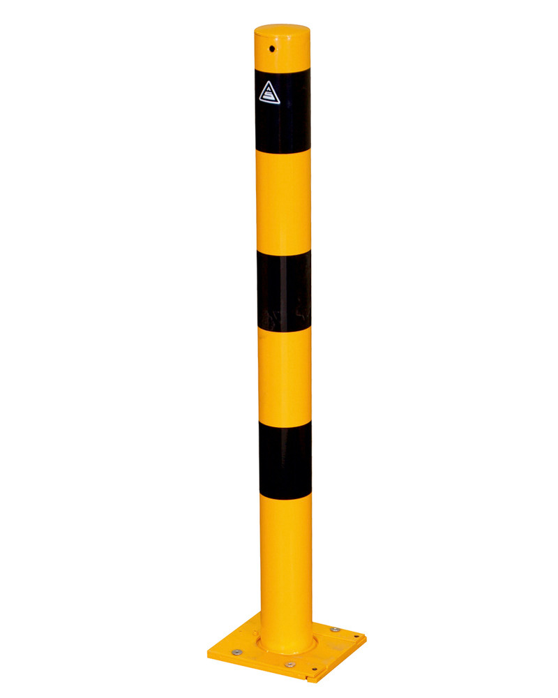 Removable barrier post galv. dm 89 mm, height 1000 mm - 2