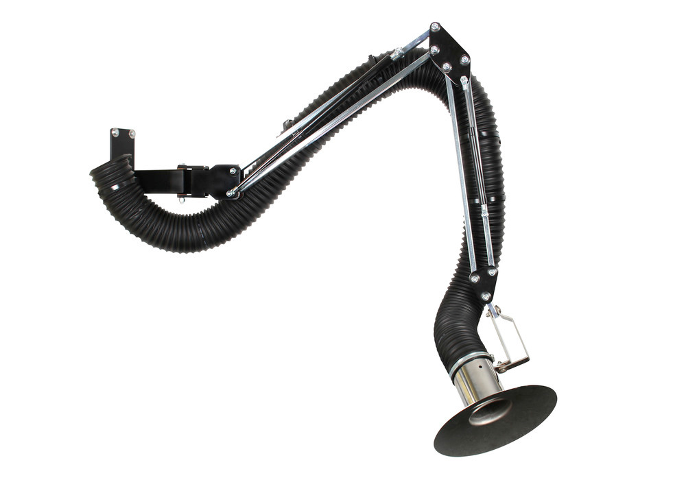 ATEX extraction arm with stainless steel frame, 1.5 m long, with nozzle - 2
