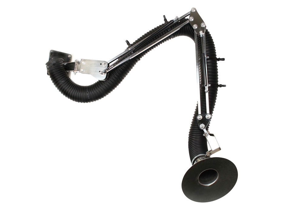 ATEX extraction arm with stainless steel frame, 3 m long, with nozzle - 1