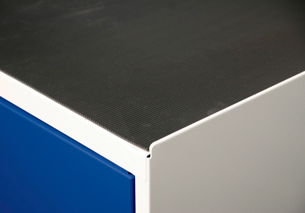 Grooved rubber cabinet mat, Series SDC 410, 1000 mm wide - 1