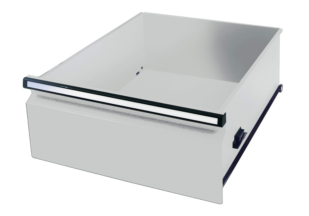 Single drawer Series SDC 410, 200 mm high,  RAL 7035