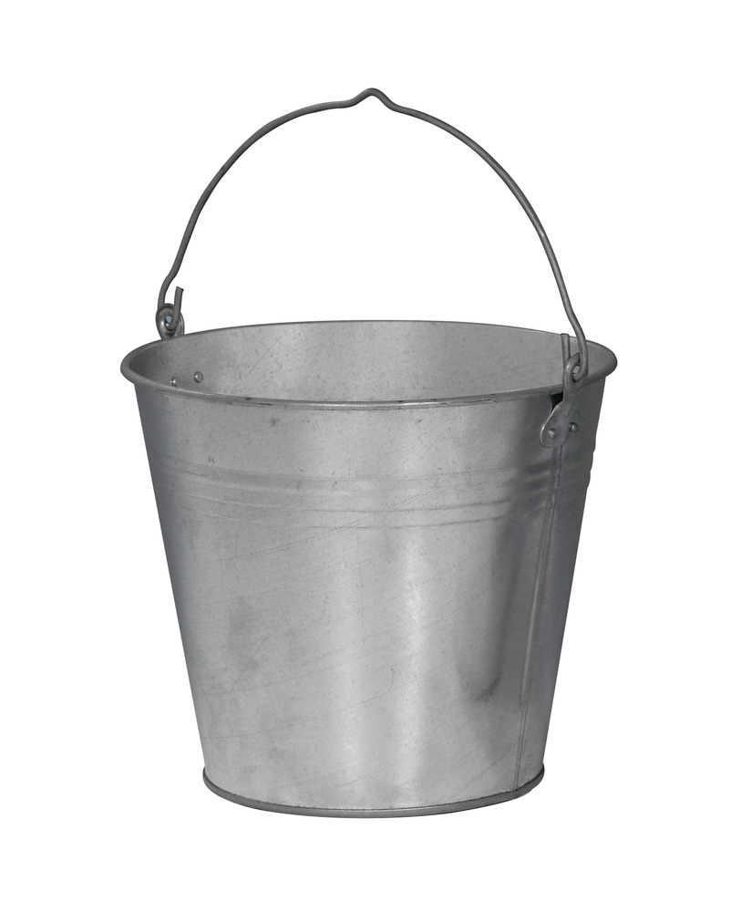 Bucket, galvanised, 12 litre, Pack = 10 pieces - 1