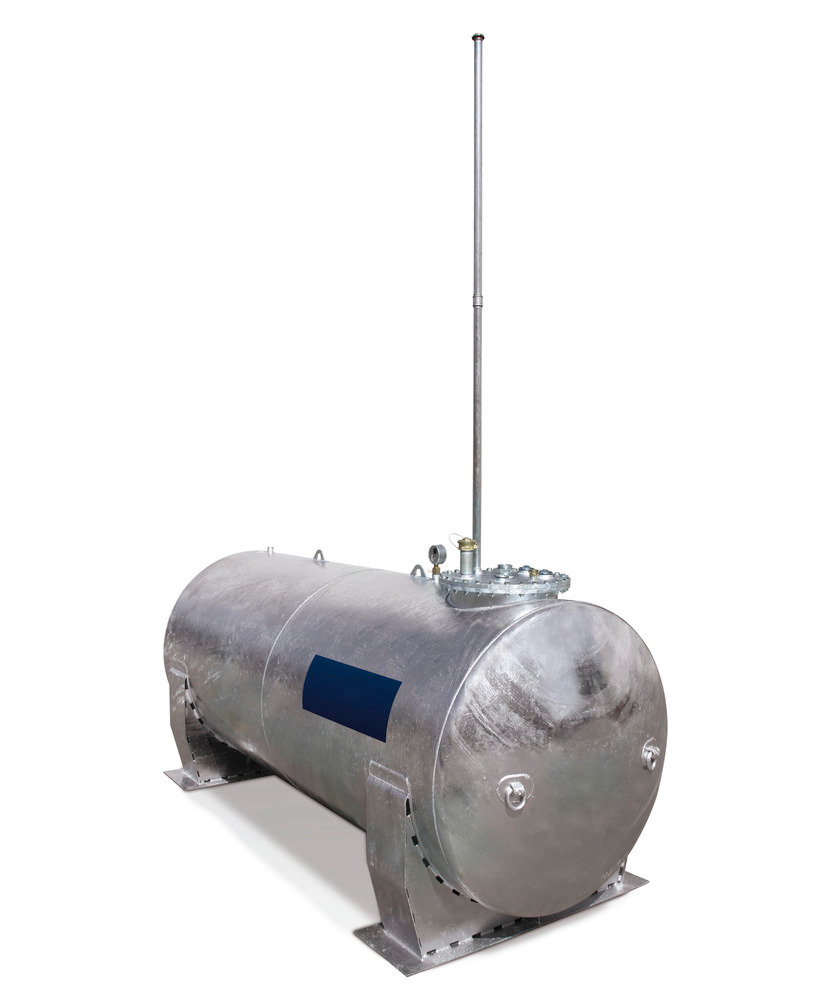 Tároló tartály LT típus, 55 °C alatti lobbanáspontú vizekre vesz. folyadékokhoz, 1 500 literes - 1