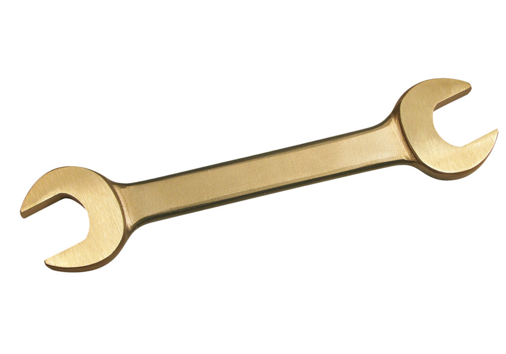 Dvojitý plochý klíč, 27 x 29 mm, z bronzu, nejiskřivý, pro použití Ex oblasti - 1
