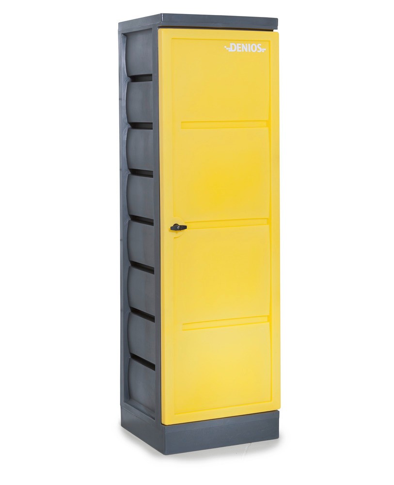 Environmental cabinet PolyStore, plastic, W 60 cm, 3 spill pallets, 1 grid V2A., Model PS 620-3.1 - 3