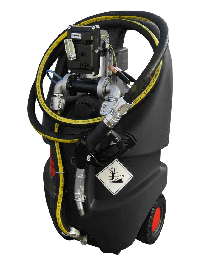 Mobile petrol fuel tank Model Caddy, 55 litre volume, with 12 V electric pump, ATEX - 1