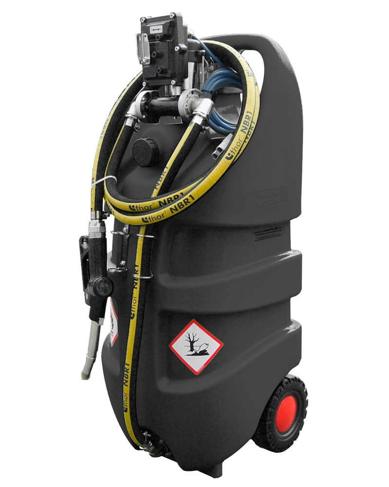 Mobile tank system type Caddy, petrol, 110 liter volume, with electric pump, ATEX - 1