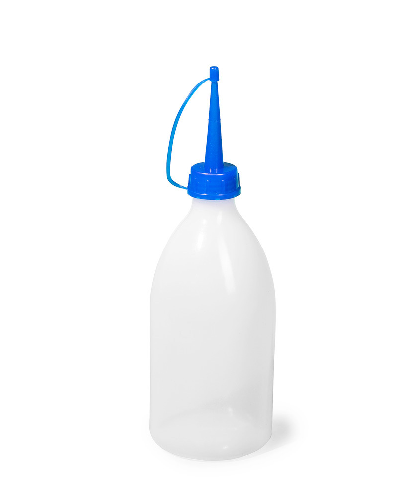 Drip bottle in PE, 500 ml volume, 10 pieces