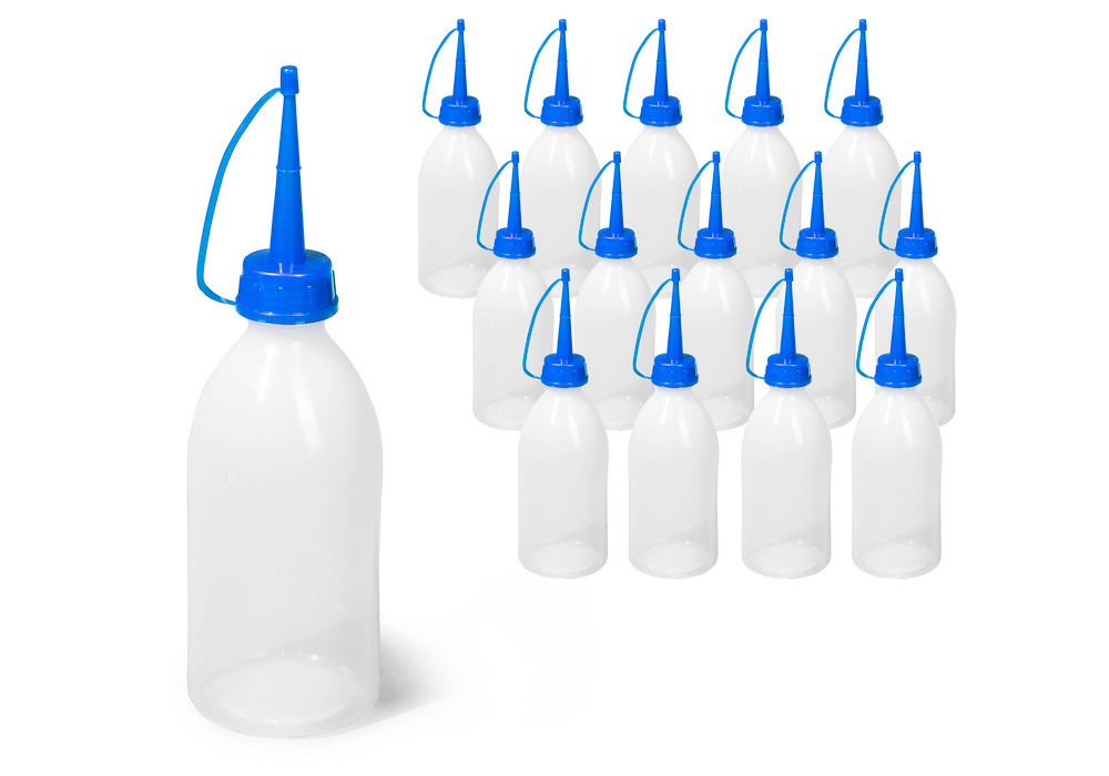 Drip bottle in PE, 250 ml volume, 15 pieces - 2
