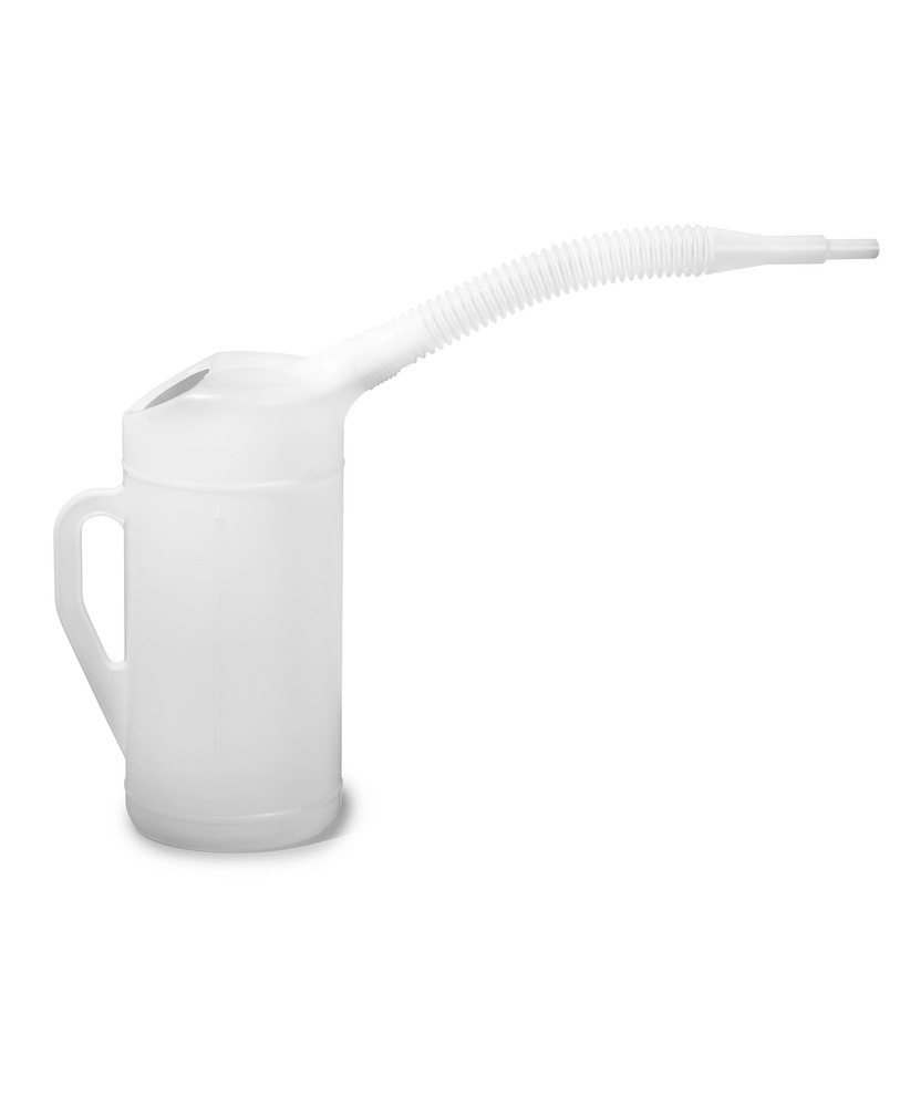 Measuring jug in PE with flexible spout, scale, 3.0 litre volume, 2 pieces - 3