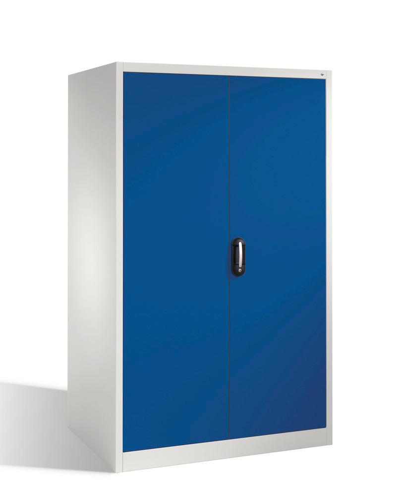 Szafa narzędziowo-materiałowa Cabo-XXL, 4 półki wkładane, drzwi obr.,1200x800x1950mm,szaro-niebieska - 1