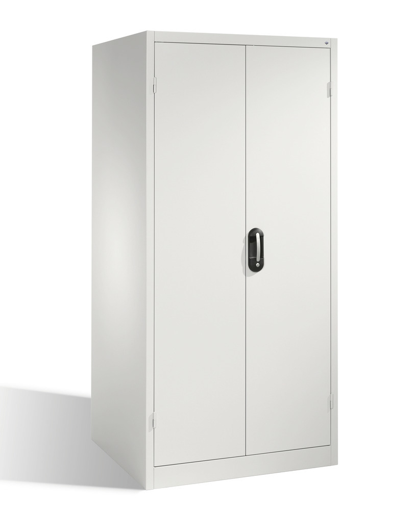 Heavy duty tool storage cabinet Cabo-XXL, wing doors, 4 shelves, W 930, D 800, H 1950 mm, grey - 1