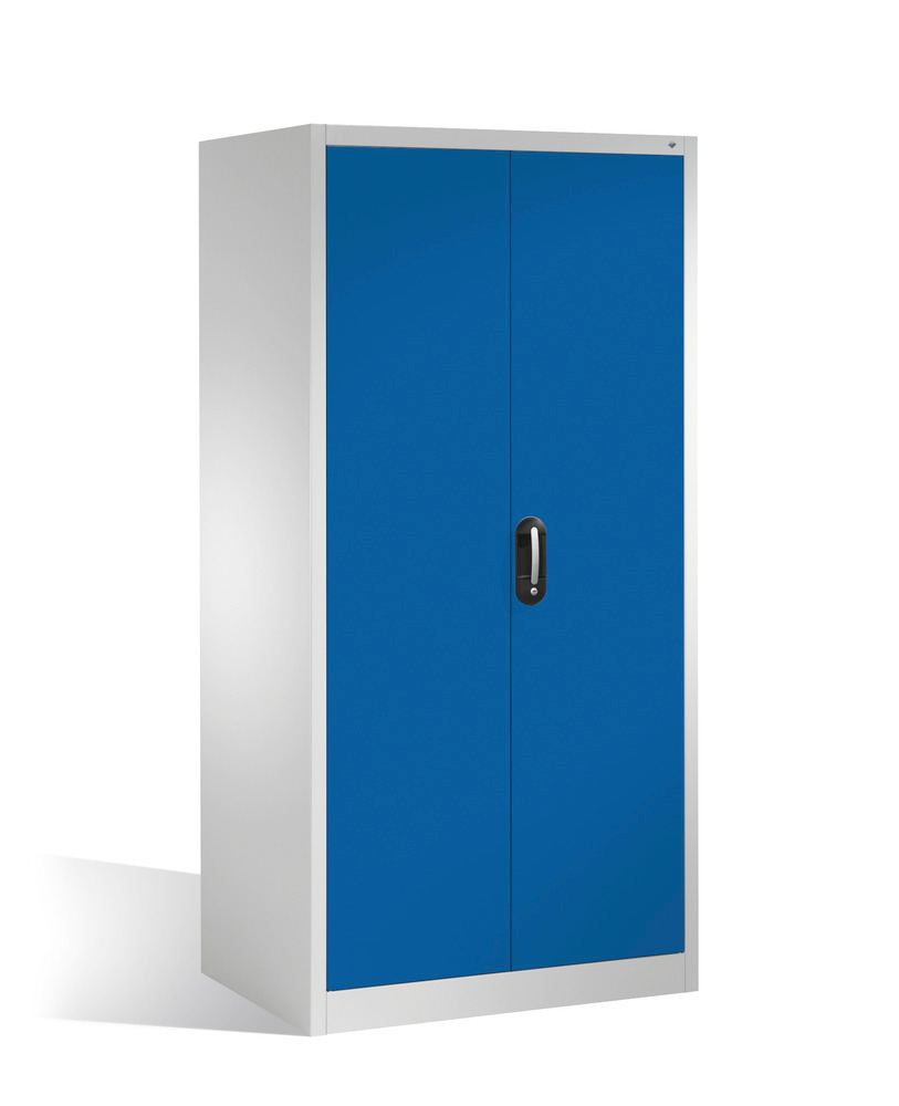 Szafa narzędziowo-materiałowa Cabo-XXL, 4 półki wkładane, drzwi obr.,930x800x1950mm, szaro-niebieska - 1