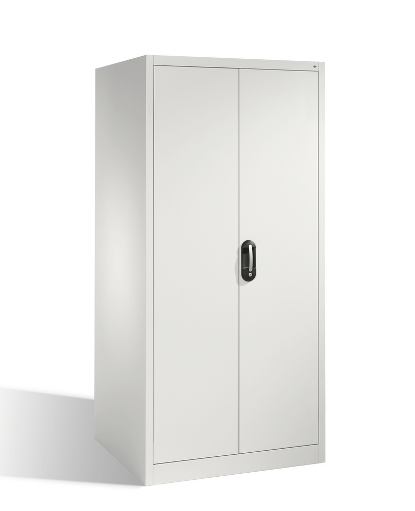 Szafa narzędziowo-materiałowa Cabo-XXL, 4 półki wkładane, drzwi obrotowe, 930 x 800 x 1950 mm, szara - 1
