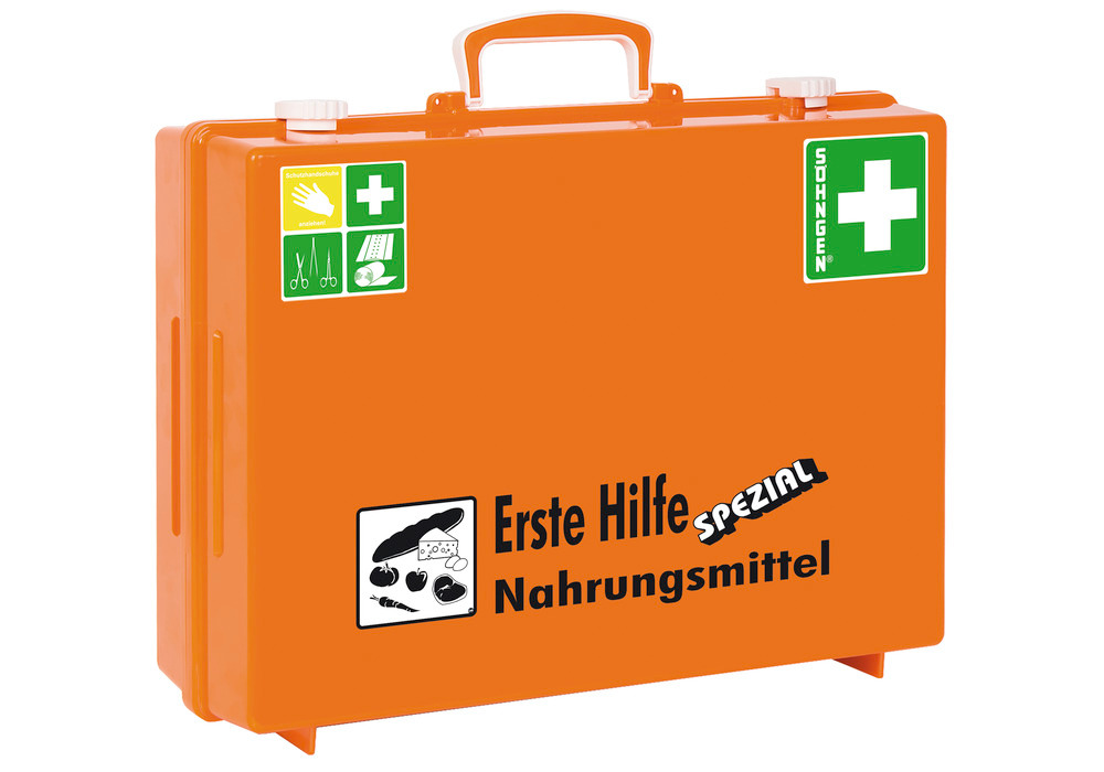 Erste-Hilfe-Koffer Beruf Spezial, Ausführung "Nahrungsmittel", orange - 1
