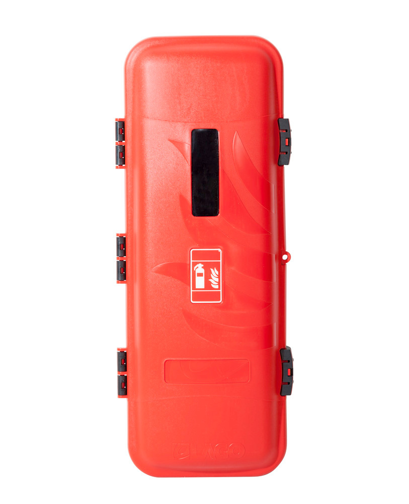 Feuerlöscherschrank BigBox XL aus Kunststoff, für 9-bis12-kg-Feuerlöscher, zur Wand- und LKW-Montage - 1
