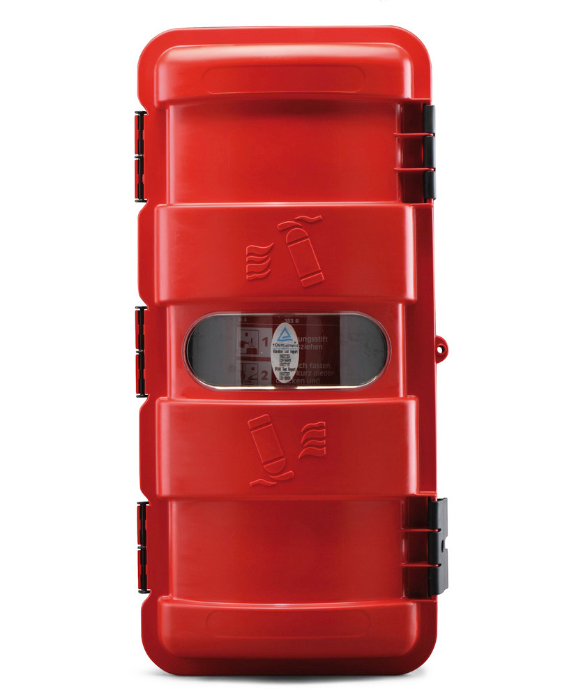 Armoire pour extincteur BigBox en plastique, pour extincteur de 6 kg, fixation au mur ou en camion - 1