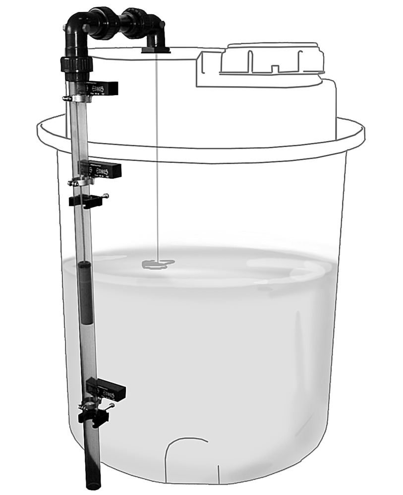 Nivåindikator för förvarings- och doseringsbehållare upp till 400 liters volym - 2