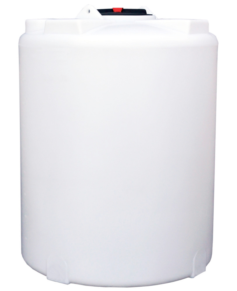 Contenitore di stoccaggio e dosaggio in polietilene (PE), volume 2500 litri, trasparente naturale - 1
