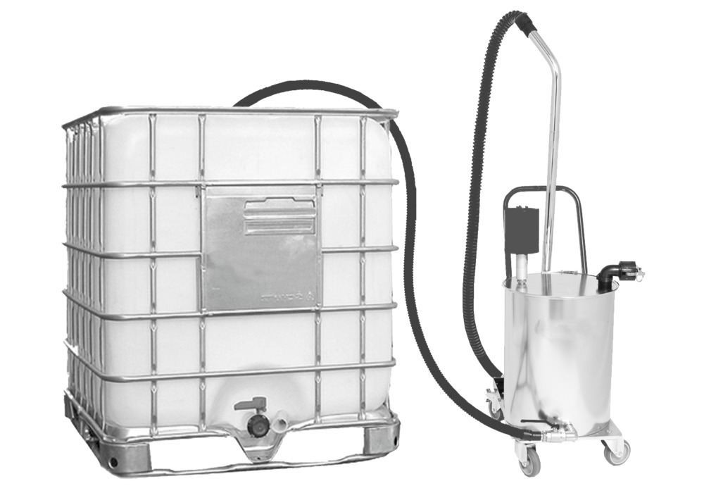 Liquid vacuum cleaner PressOut, with Venturi pump and fill level limiter - 2