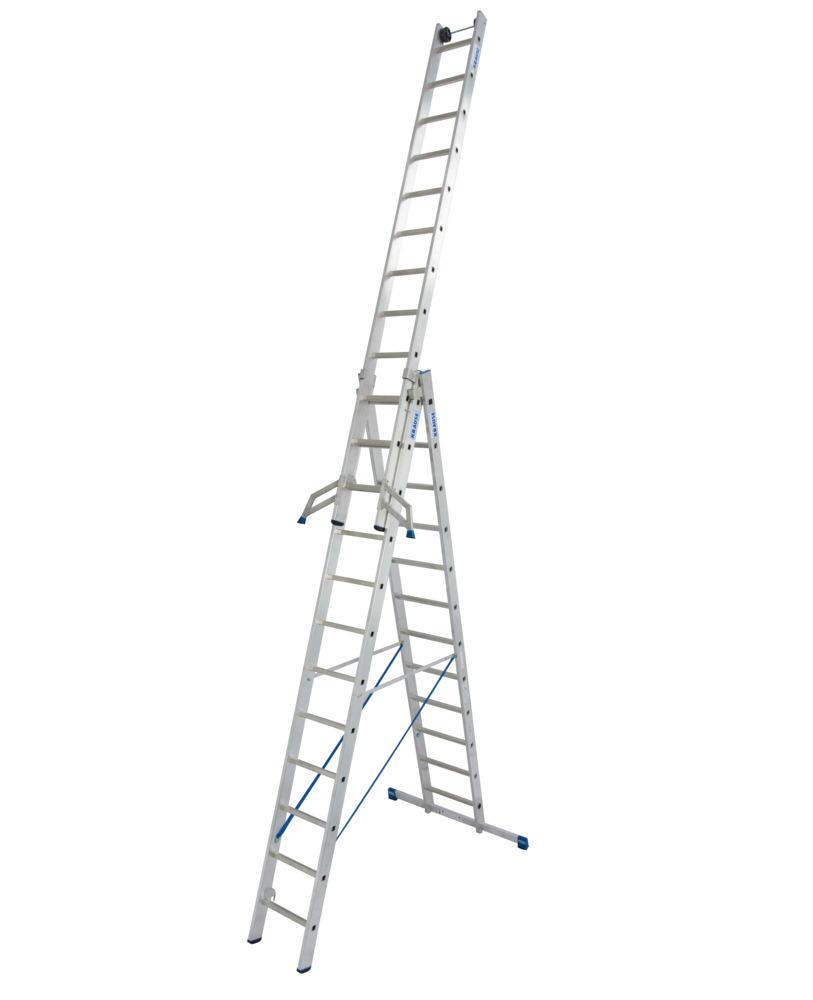 Aluminium multifunctionele ladder, type VL 12, 3-delig - 1