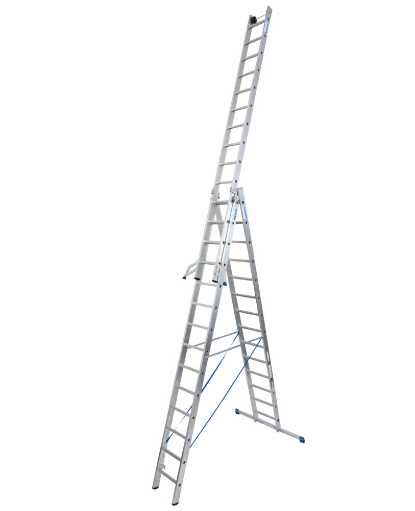 Aluminium multifunctionele ladder, type VL 14, 3-delig - 1