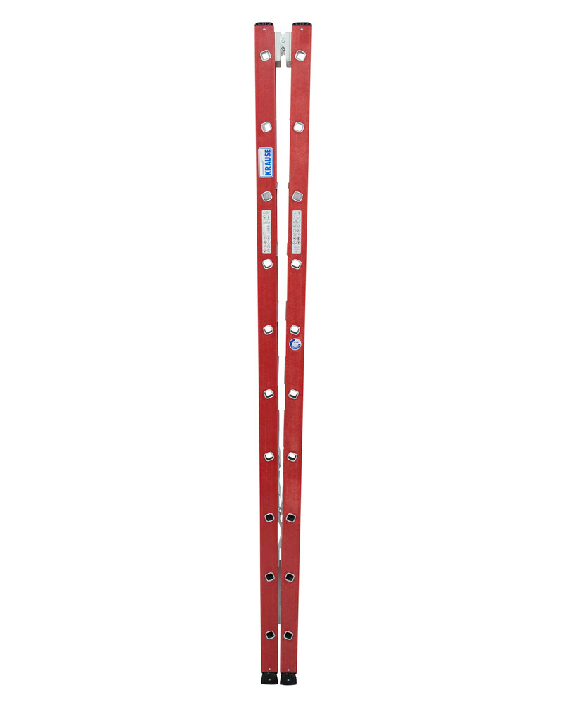 Kunststoff-Stufen-Doppelleiter, aus glasfaserverstärktem GFK, 2 x 10 Stufen - 3