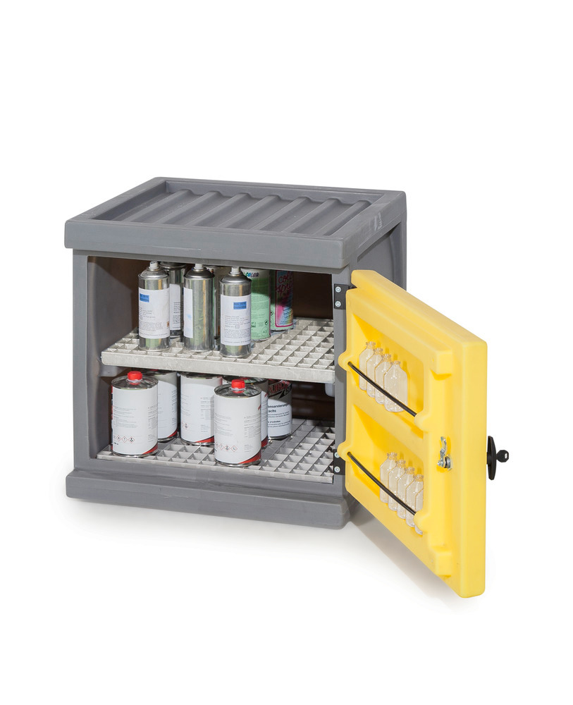 Environ cabinet PolyStore-Mini, plastic, W 60 cm, 2 grids V2A, Model PS 611.2 - 13