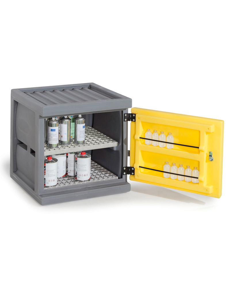 Environ cabinet PolyStore-Mini, plastic, W 60 cm, 2 grids V2A, Model PS 611.2 - 11