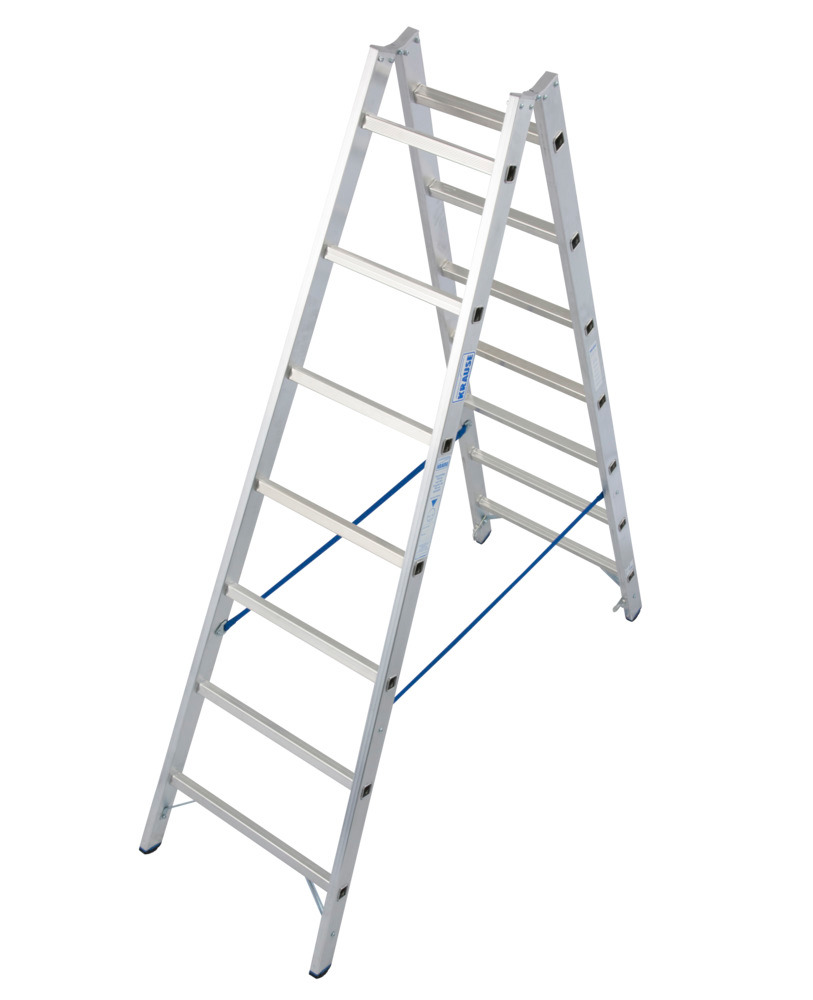 Hliníkový rebrík, 2 x 7 priečok - 2