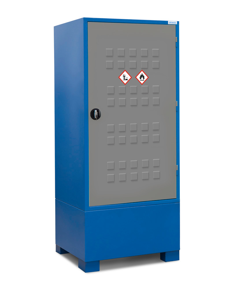 Depósito para sustancias peligrosas SteelSafe D1, con puertas, para 1 bidón - 2