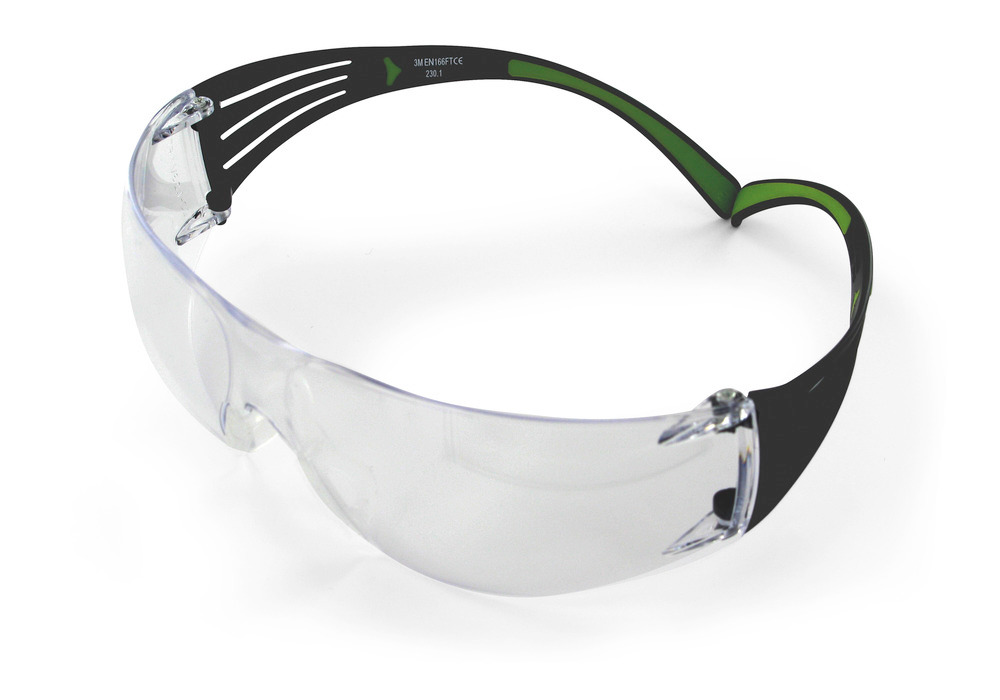 Okulary ochronne 3M SecureFit 400, bezbarwne, szybka z poliwęglanu, SF401AF - 1