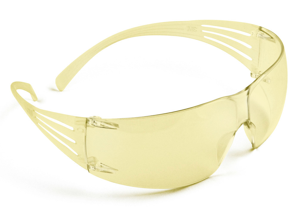 Okulary ochronne 3M SecureFit 200, żółte, szybka z poliwęglanu, SF203AF - 1