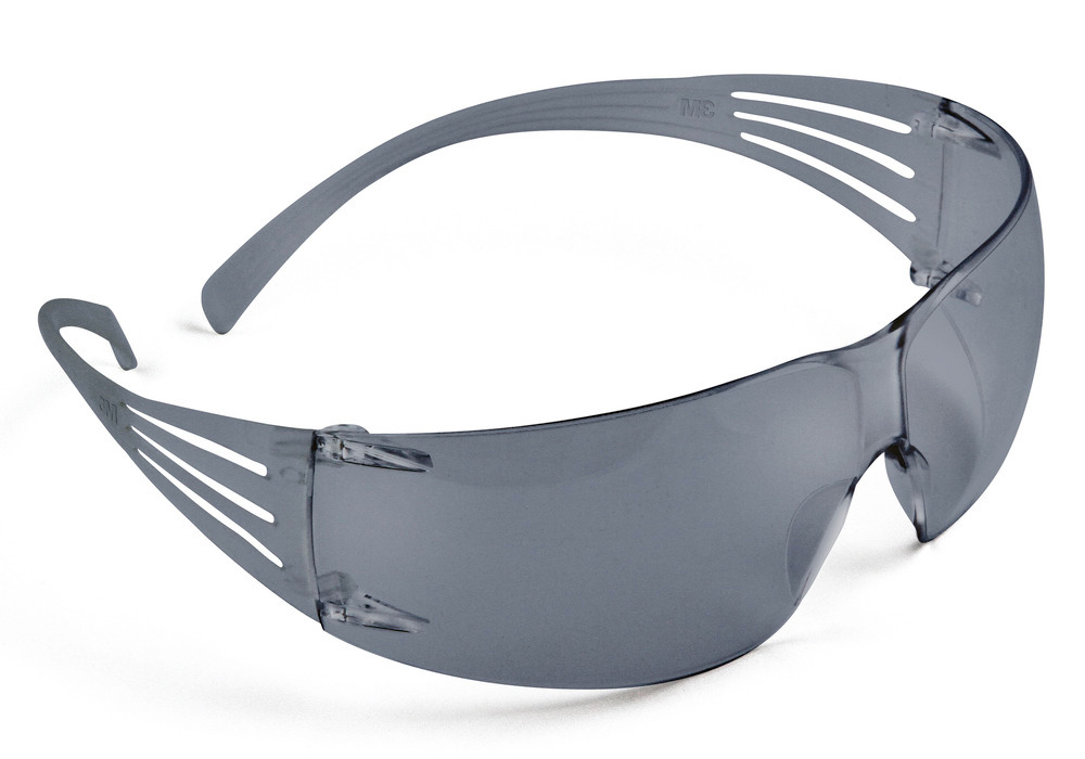 Ochranné okuliare 3M SecureFit 200, sivá, priezor polykarbonát, SF202AF - 1