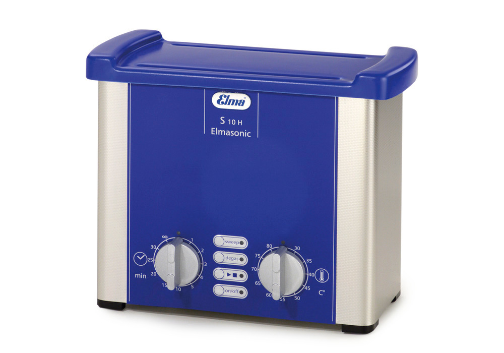 Elmasonic S 10 H myjka ultradźwiękowa z ogrzewaniem, poj. napełniania 0,8 l, ładunek kosza 1 kg