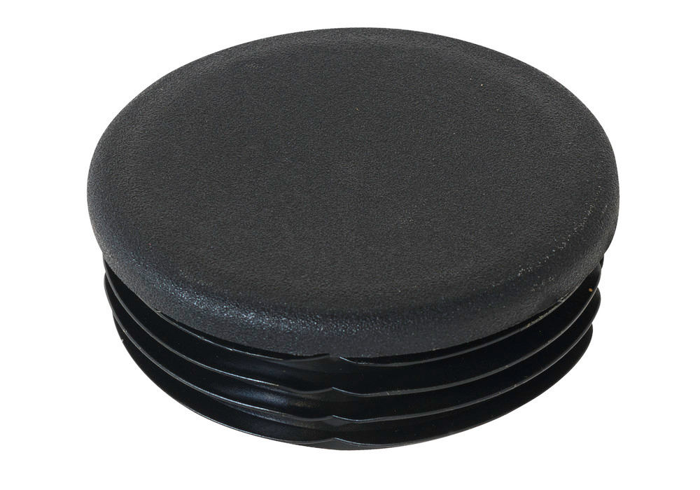 Plastic cap, black, for closing off the barrier