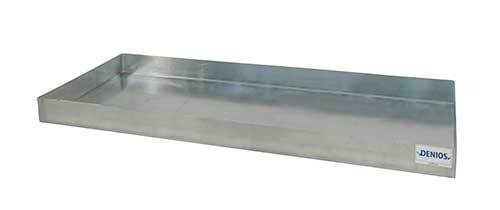 Spill Sump - 8 Drum Capacity - No Platform - Galvanized Steel Construction - Secure Storage - 1