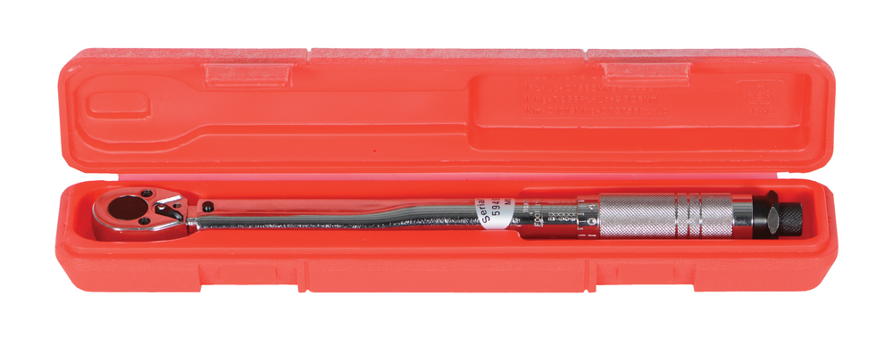 Torque Wrench - with Rating 10 to 80 Ft - Knurked Handle Grip Surface - Reversible Ratchet-Head - 4