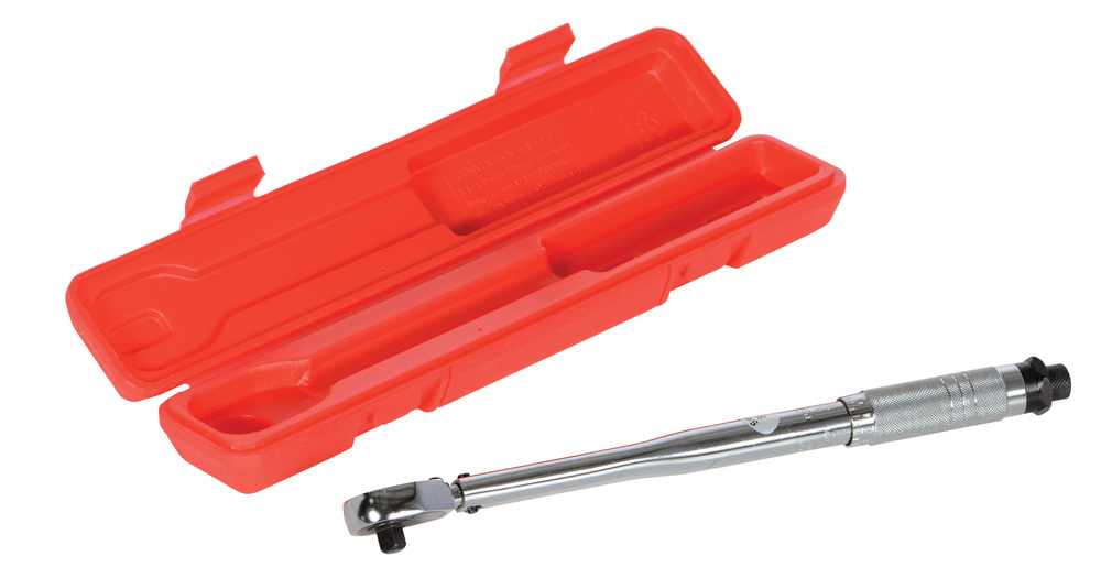 Torque Wrench - with Rating 10 to 80 Ft - Knurked Handle Grip Surface - Reversible Ratchet-Head - 1
