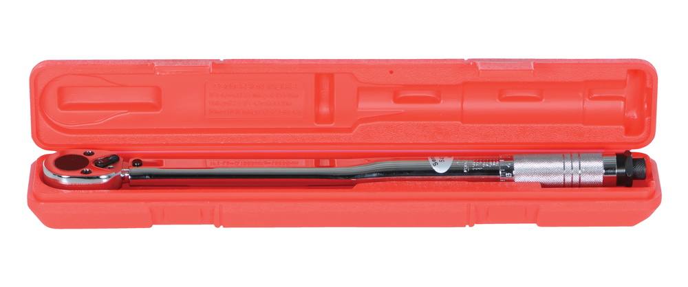 Torque Wrench - with Rating 10 to 150 Ft - Knurked Handle Grip Surface - Reversible Ratchet-Head - 3