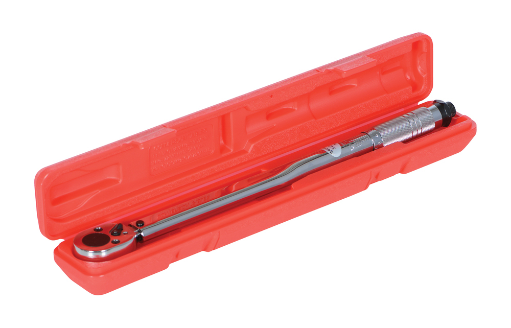 Torque Wrench - with Rating 10 to 150 Ft - Knurked Handle Grip Surface - Reversible Ratchet-Head - 1