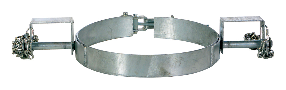 Tilting Drum Ring - 30-Gallon Drums -Easily Transport Steel Drums - Galvanized Steel Construction - 4