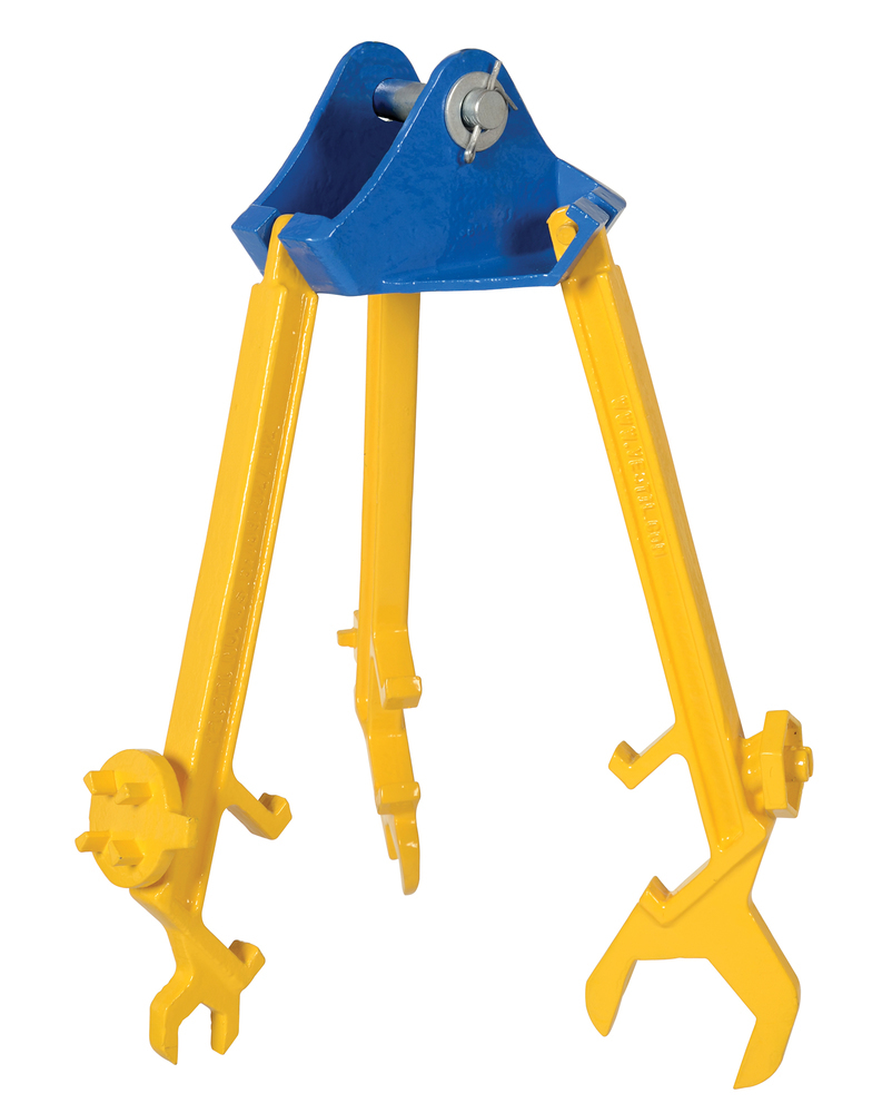 Multi-Purpose Drum Lifter - 800 lbs Capacity - Steel Construction - Powder-Coated Blue - 2