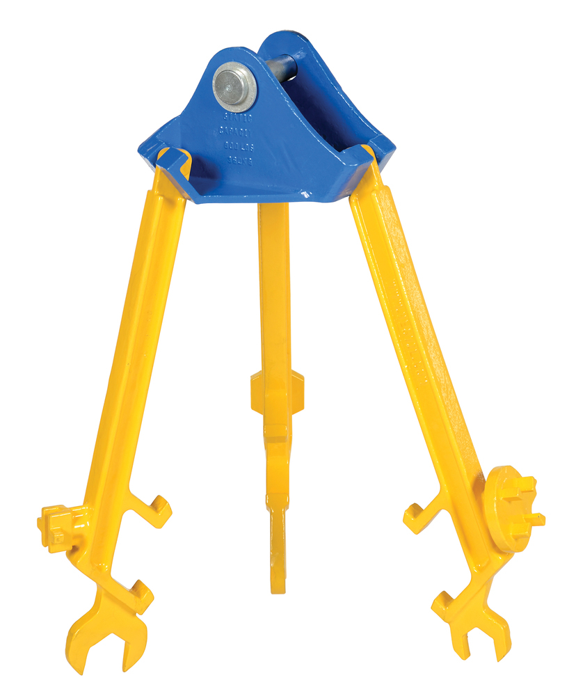 Multi-Purpose Drum Lifter - 800 lbs Capacity - Steel Construction - Powder-Coated Blue - 1